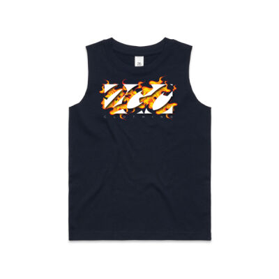 2GC White Fire kids Tank Thumbnail